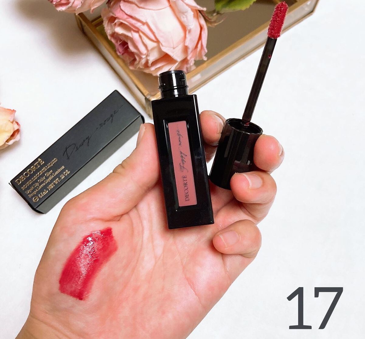 ルージュ デコルテ リキッド/DECORTÉ/口紅を使ったクチコミ(4枚目)