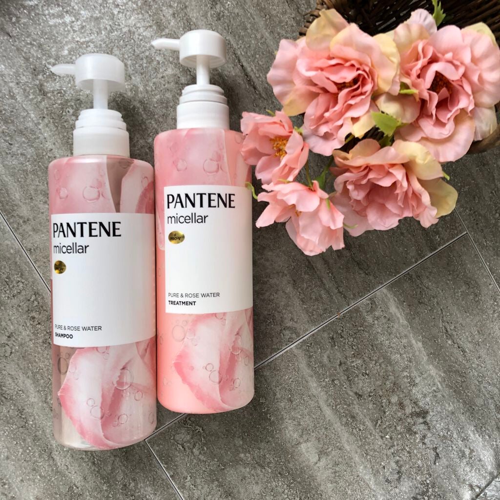 PRO-V ミセラー ピュア&ローズウォーター ノンシリコンシャンプー/トリートメント/パンテーン/市販シャンプーを使ったクチコミ(1枚目)