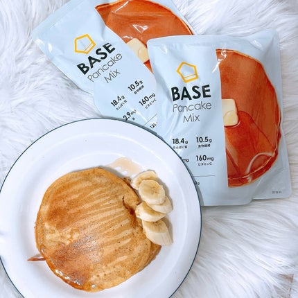 BASE Pancake Mix/ベースフード/完全栄養食を使ったクチコミ(5枚目)