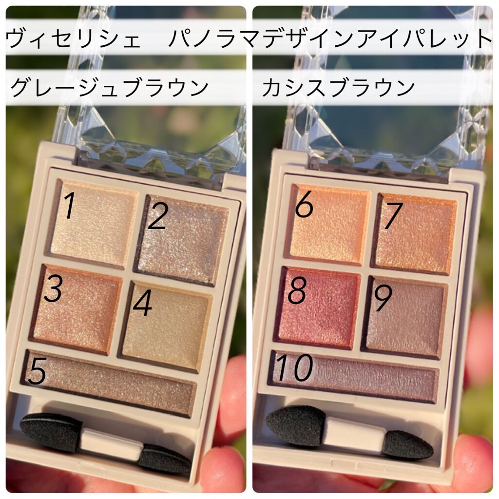 パノラマデザイン アイパレット/Visée/アイシャドウパレットを使ったクチコミ（1枚目）