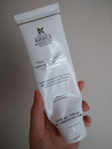 キールズ DS クリアリーホワイト エクスフォリエーティング クレンザー/Kiehl's/洗顔フォームを使ったクチコミ（1枚目）