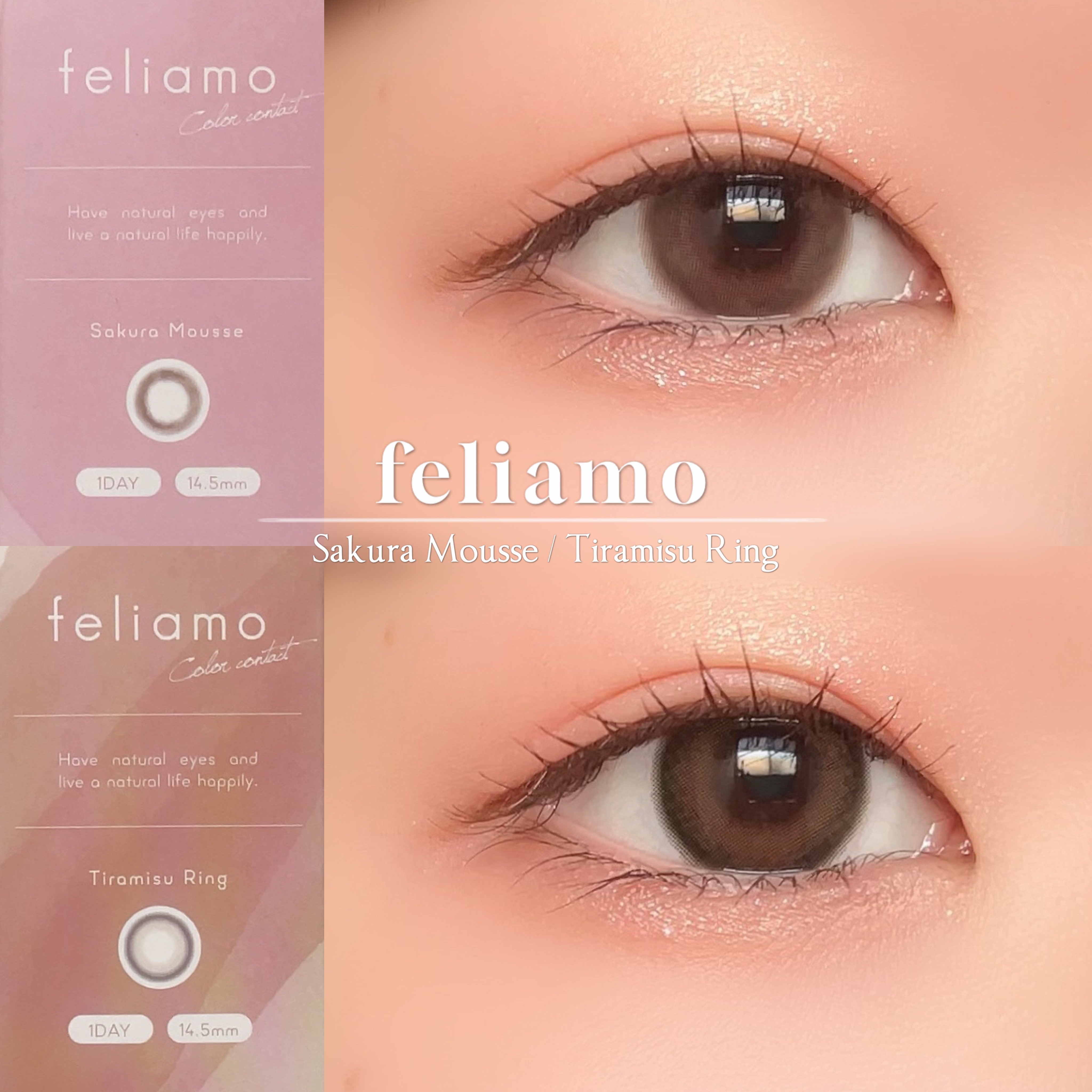 feliamo 1day/feliamo/ワンデー（１DAY）カラコンを使ったクチコミ（1枚目）