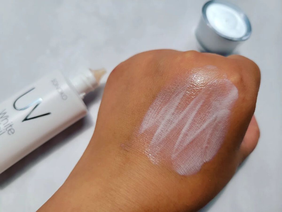 UVホワイトヴェール/SONOKO/化粧下地を使ったクチコミ（3枚目）