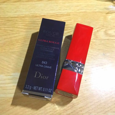 ルージュ ディオール ウルトラ ルージュ/Dior/口紅を使ったクチコミ（1枚目）