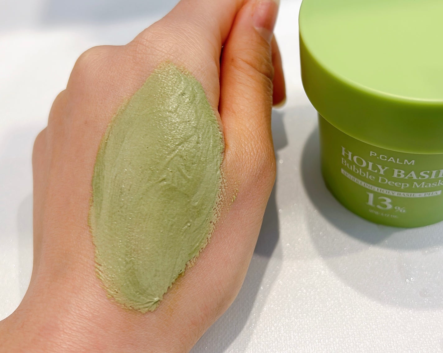 ホーリーバジル炭酸バブルパック/P.CALM/洗い流すパック・マスクを使ったクチコミ(6枚目)