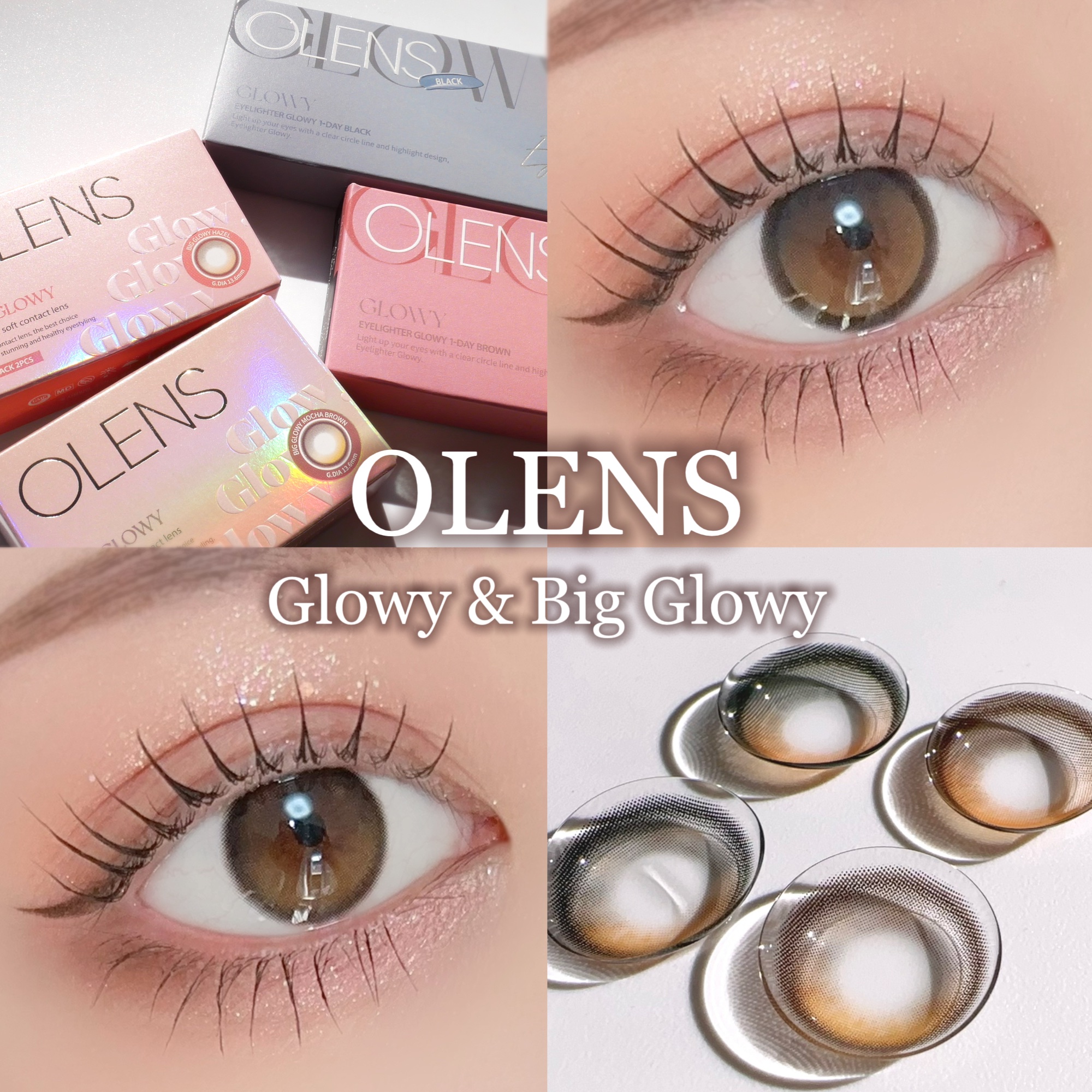 Glowy 1day/OLENS/ワンデー（１DAY）カラコンを使ったクチコミ（1枚目）