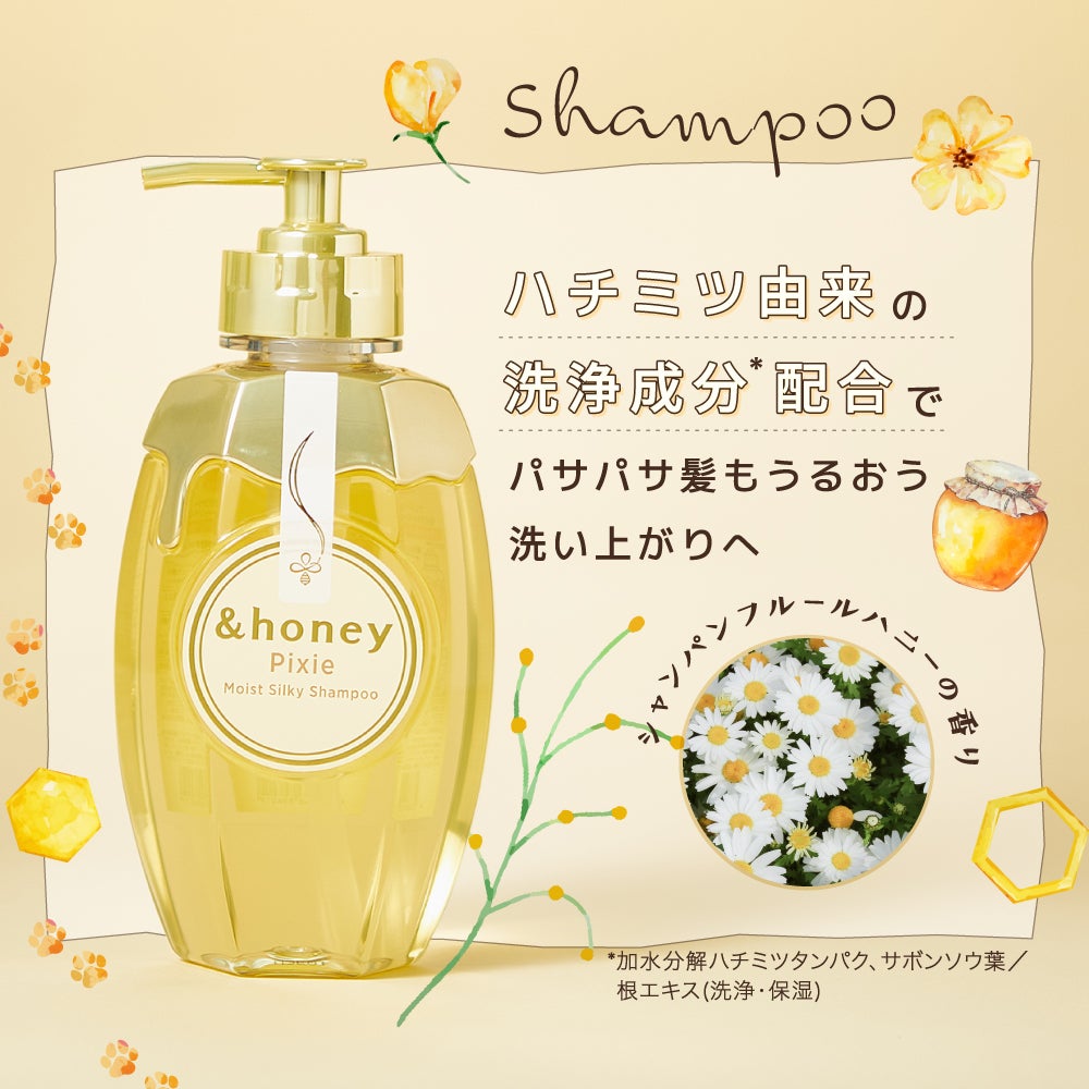 【&honey】待望の新作は「パサつき・猫っ毛ケア」。新ハチミツ美容の実力は?の画像