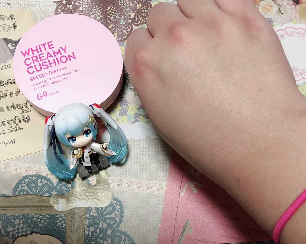 WHITE CREAMY CUSHION(ウユファンデ)/G9SKIN/化粧下地を使ったクチコミ（3枚目）