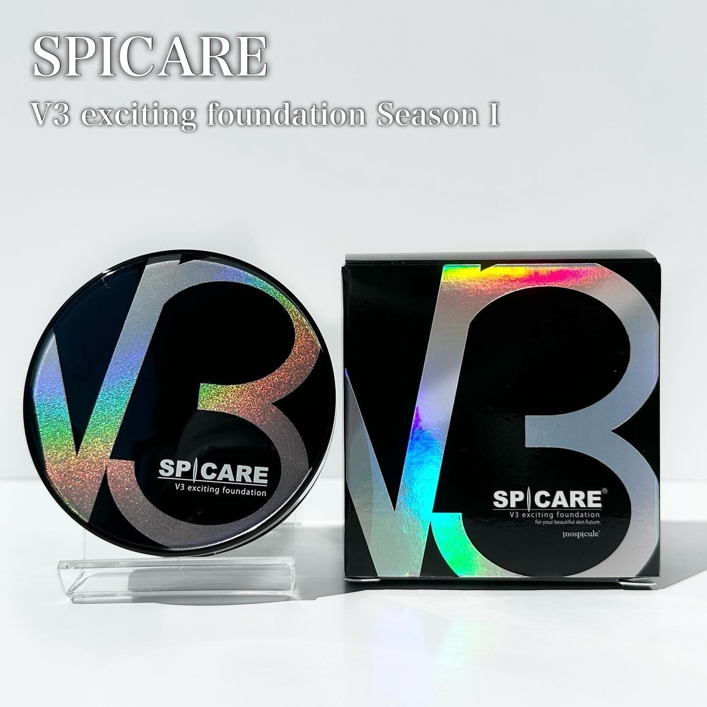 V3 エキサイティングファンデーション/SPICARE/クッションファンデーションを使ったクチコミ(1枚目)