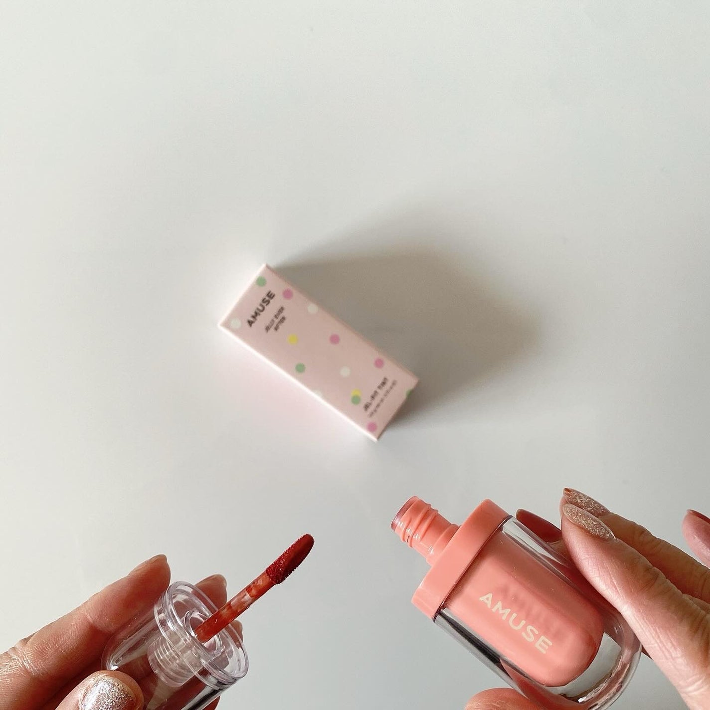 ジェルフィットティント/AMUSE/リップティントを使ったクチコミ(4枚目)