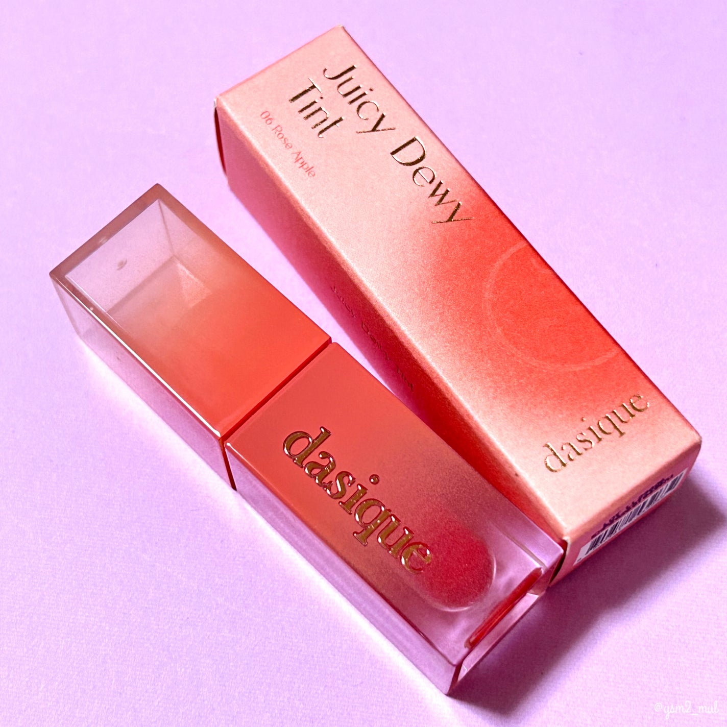 ジューシーデュイティント/dasique/リップティントを使ったクチコミ(6枚目)