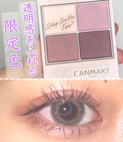 シルキースフレアイズ/キャンメイク/アイシャドウパレットを使ったクチコミ(1枚目)