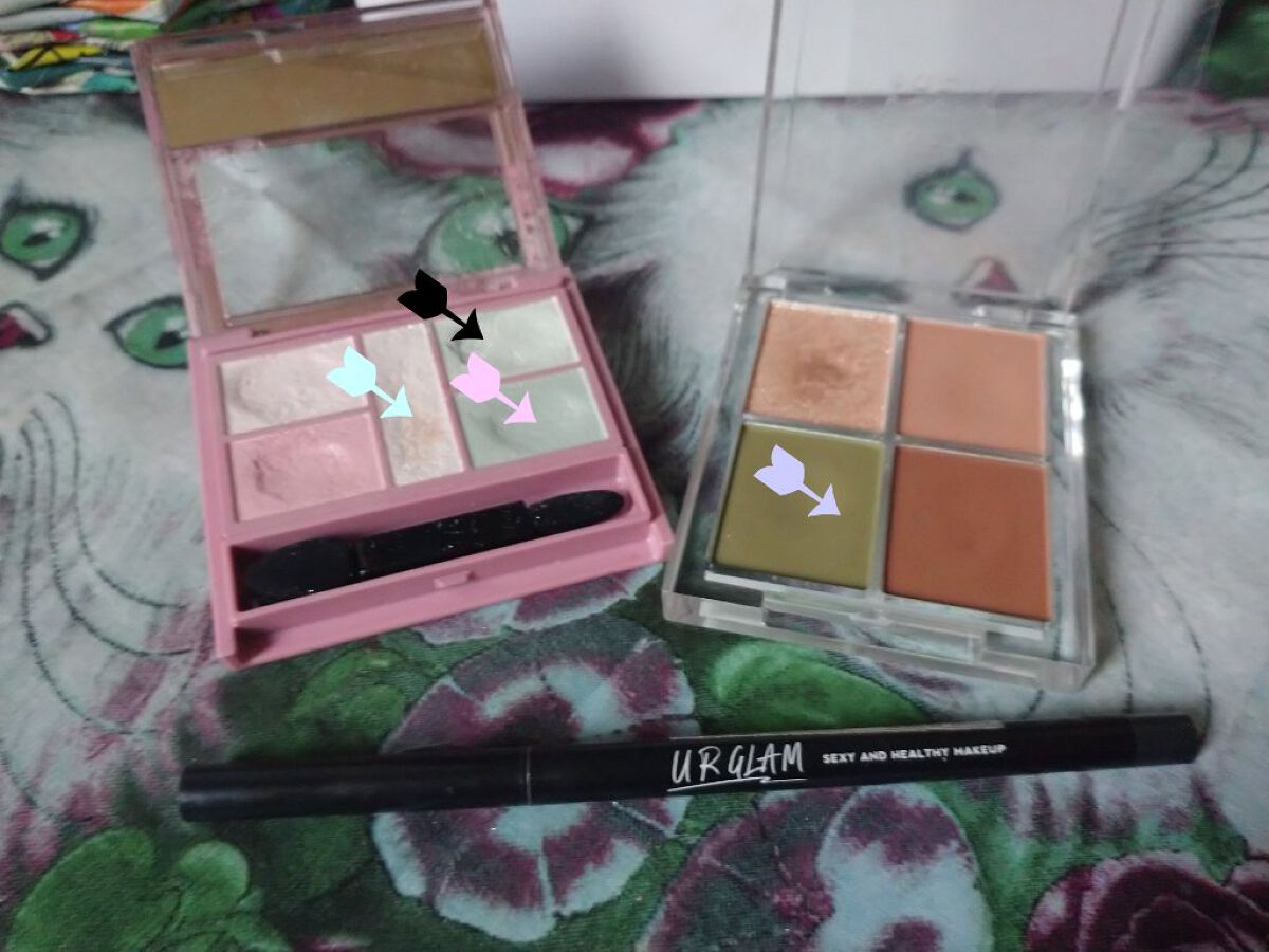 4色アイシャドウパレット 08 エメピスターシュ/aZTK/アイシャドウパレットを使ったクチコミ（1枚目）