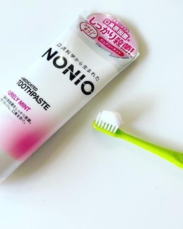 NONIO ハミガキ クリアハーブミント/NONIO/歯磨き粉を使ったクチコミ（2枚目）