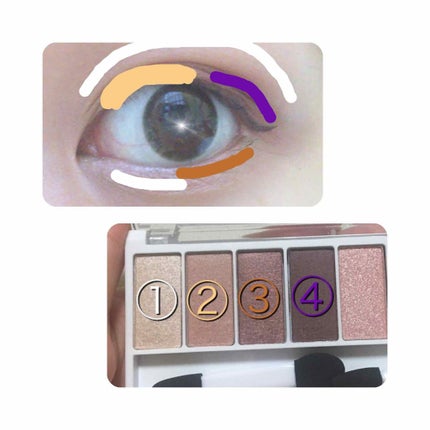 スイーツコレクション/マリブビューティー/アイシャドウパレットを使ったクチコミ(3枚目)