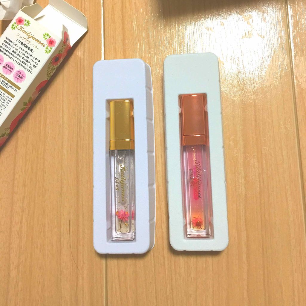 フラワーリップグロス/Kailijumei/リップグロスを使ったクチコミ（1枚目）