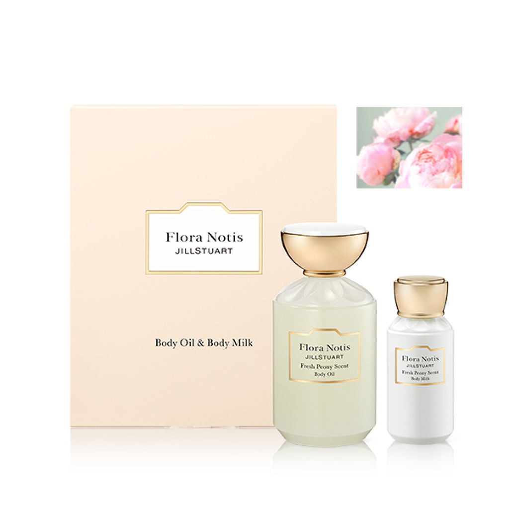 Flora Notis JILL STUART フレッシュピオニー ボディオイル＆ボディミルク