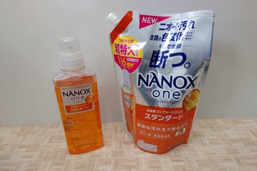 ライオン ナノックス ワン スタンダードのクチコミ「新しいナノックスを購入してきました。

いや、前から発売されてたんだけど、
パープルの旧ナノッ.....」（1枚目）