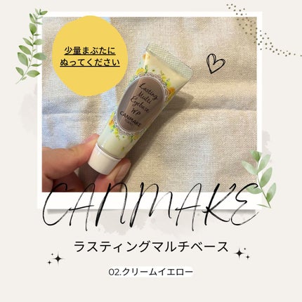 ラスティングマルチアイベース WP/キャンメイク/アイシャドウベースを使ったクチコミ(1枚目)