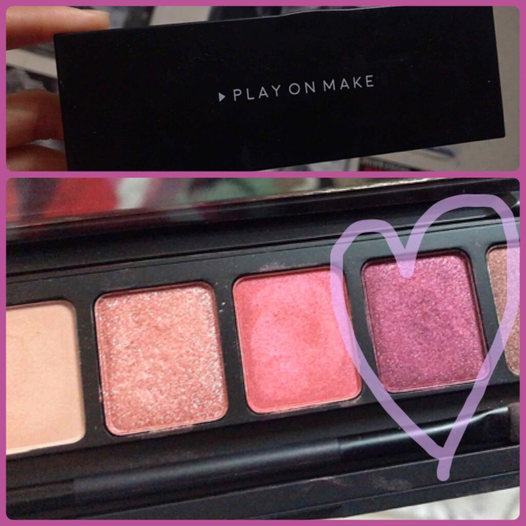 マイシャドウパレット Plum/play on make/アイシャドウパレットを使ったクチコミ（3枚目）