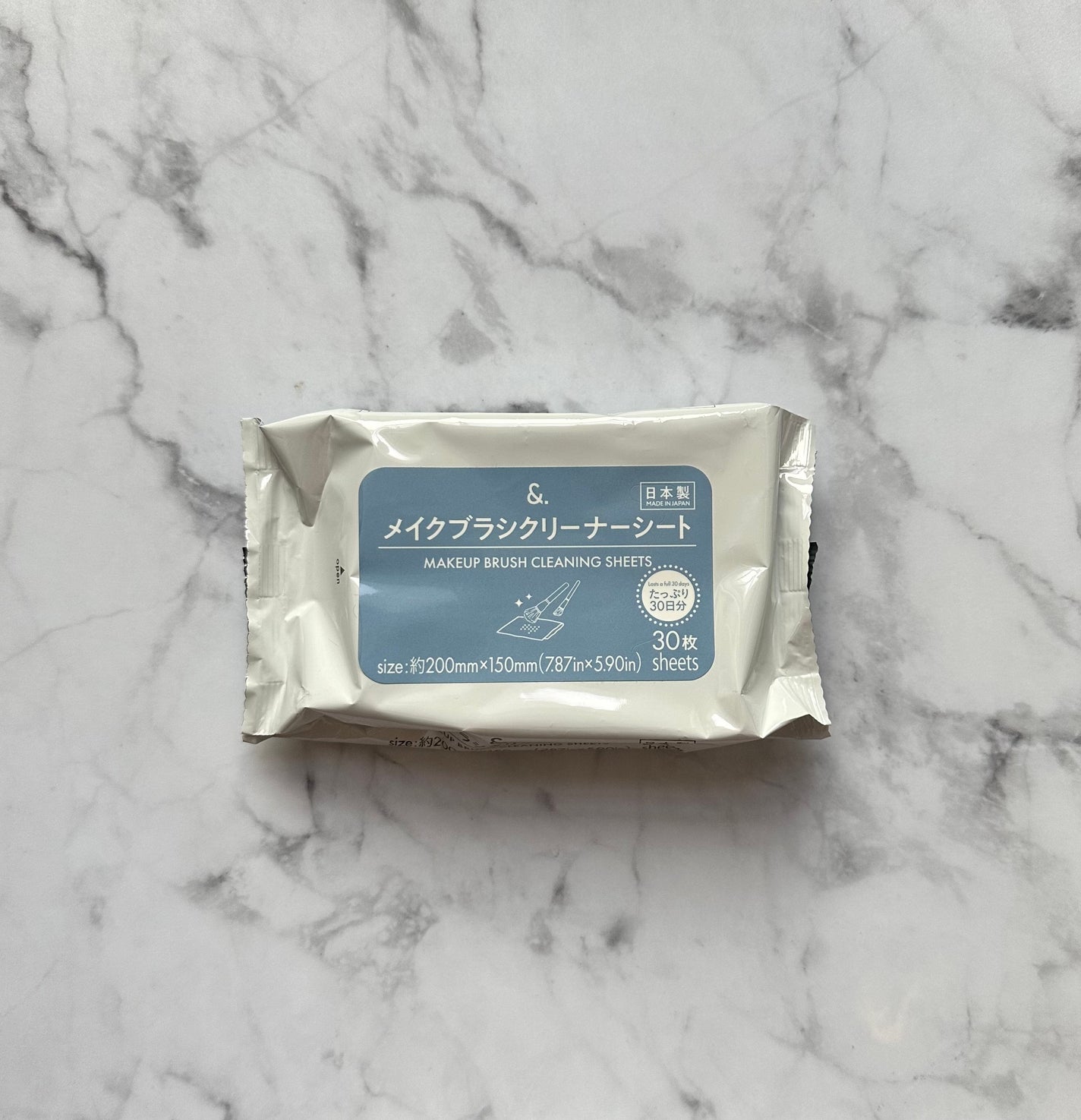 &. メイクブラシクリーナーシート/DAISO/その他化粧小物を使ったクチコミ(1枚目)