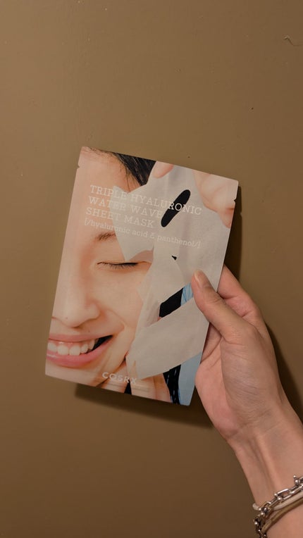 トリプルハイアルロニックウォーターウェーブシートマスク /COSRX/シートマスク・パックを使ったクチコミ(1枚目)