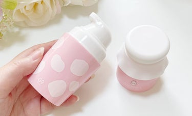 G9SKIN MILK BUBBLE ESSENCE PACK ＃STRAWBERRYのクチコミ「G9スキン ミルクバブルエッセンスパック

ミルク瓶みたいなボトルが可愛い♡

洗い流さない泡.....」（2枚目）