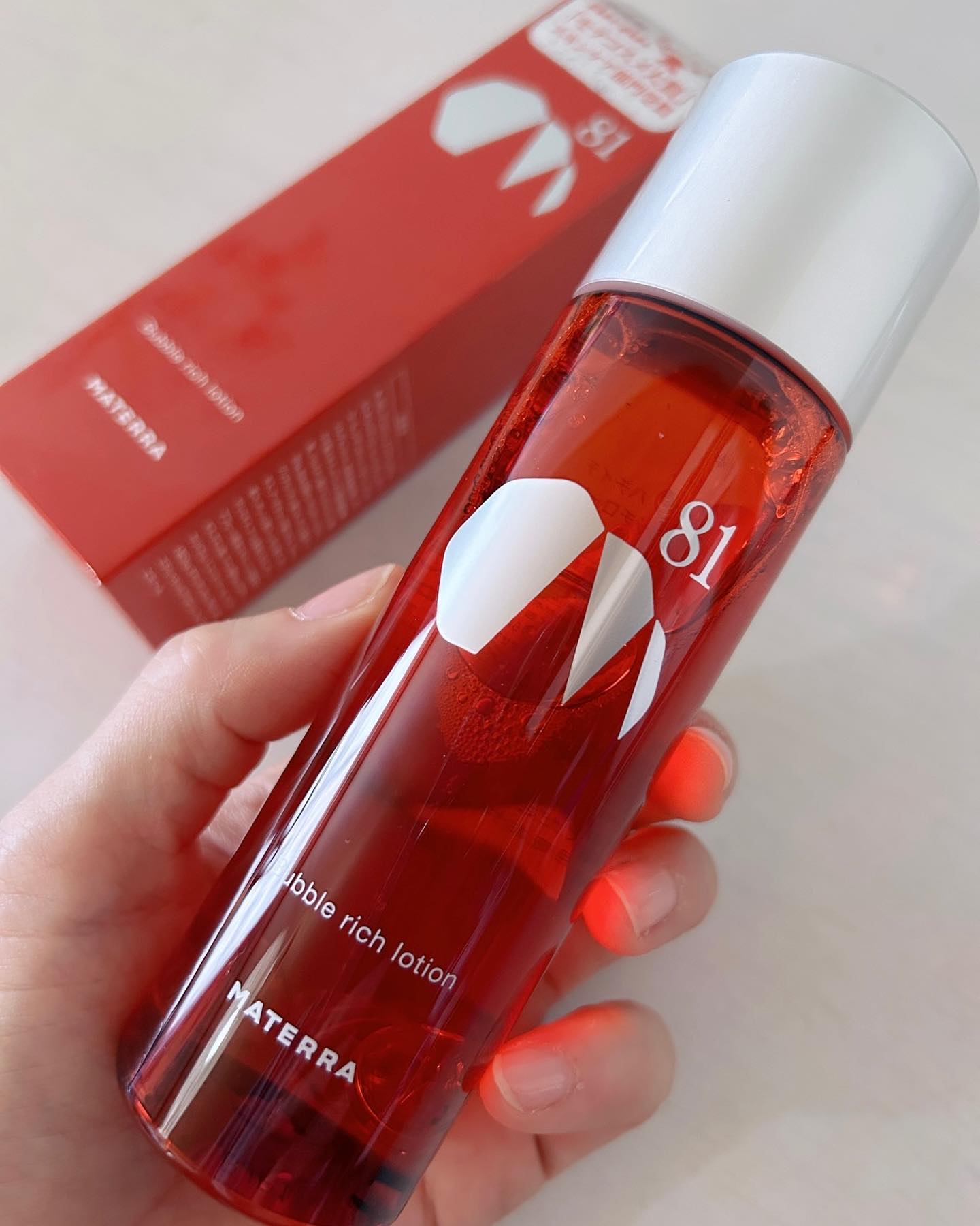 バブルリッチローション/MATERRA81/化粧水を使ったクチコミ（2枚目）