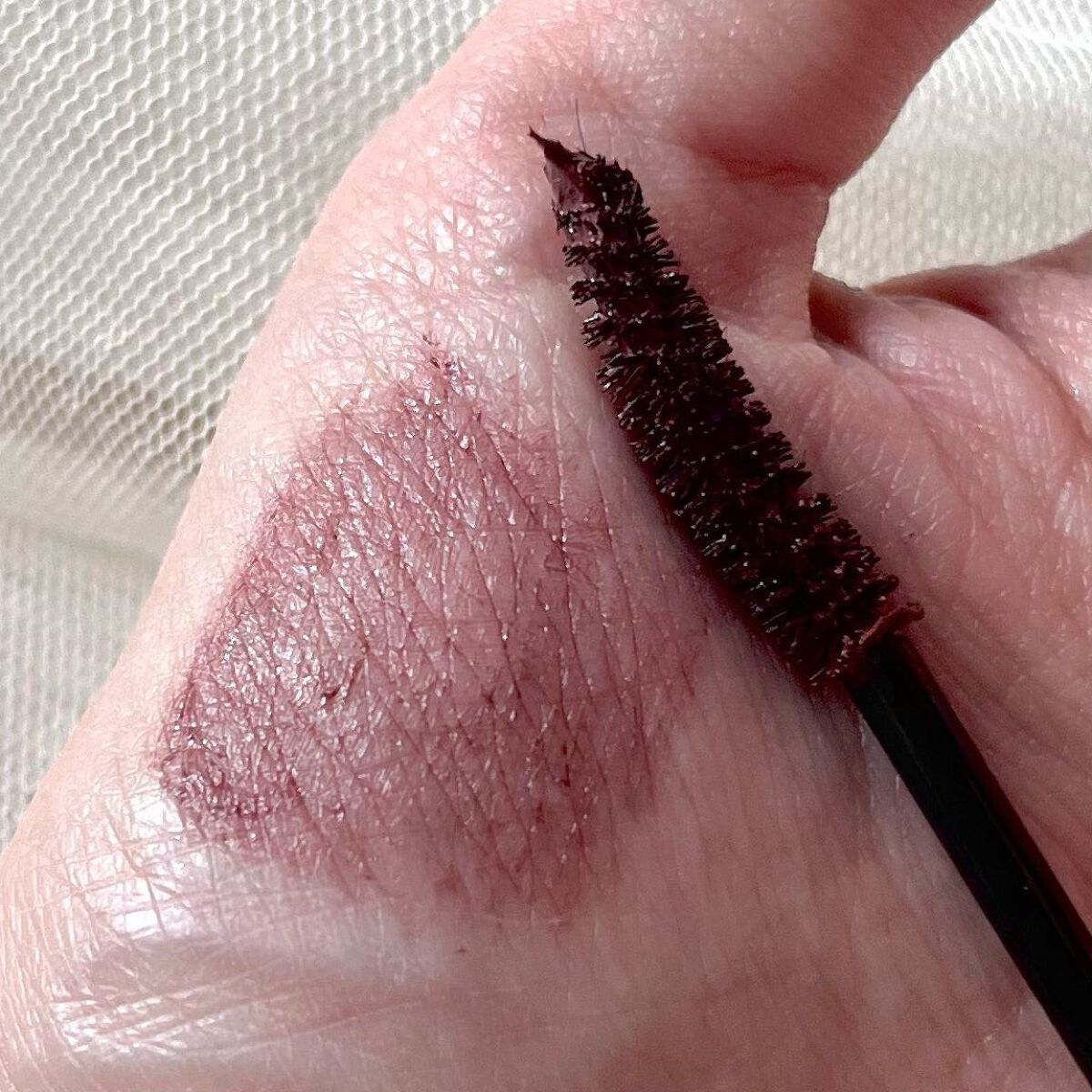 ピメル うそつきマスカラ 【限定】透け感ブラウン/pdc/マスカラを使ったクチコミ（3枚目）