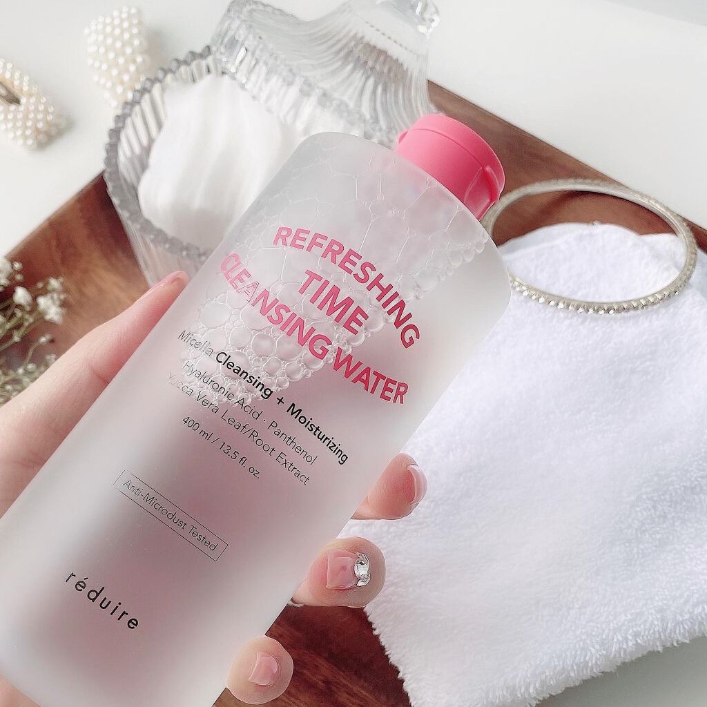リフレッシングタイムクレンジングウォーター/reduire /クレンジングウォーターを使ったクチコミ（2枚目）
