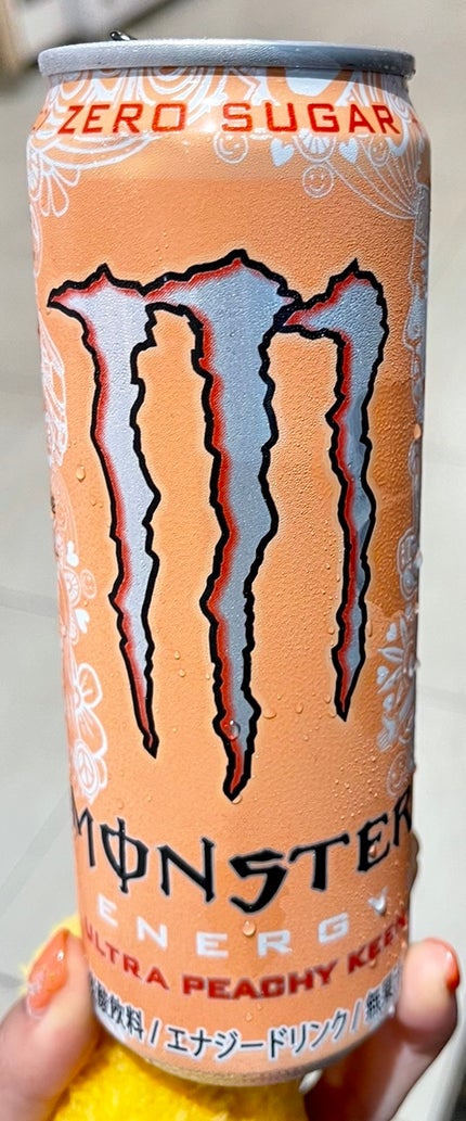 モンスターエナジー ウルトラピーチキーン/アサヒ飲料/ドリンクを使ったクチコミ(1枚目)