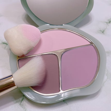 TIMAGE 3色チークパレット/TIMAGE/パウダーチークを使ったクチコミ(4枚目)