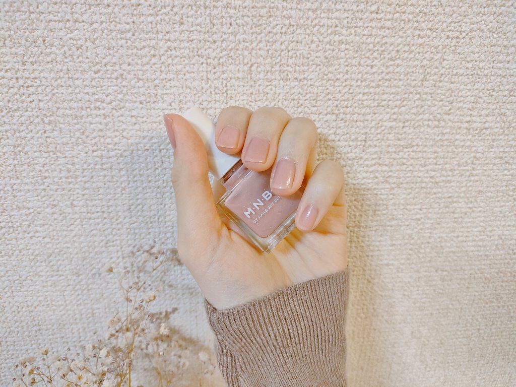 パーフェクトネイルコート カラー GL01 トワイライトローズ/M･N･B･B/オールインワンネイルを使ったクチコミ（2枚目）
