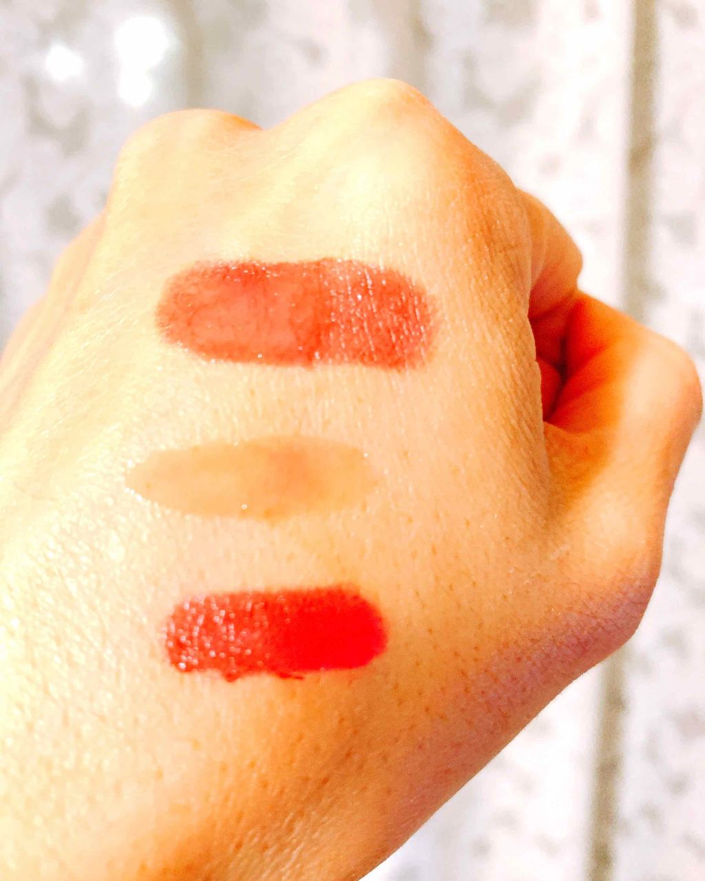 Wルージュ ティント&マット/コフレドール/リップティントを使ったクチコミ（3枚目）