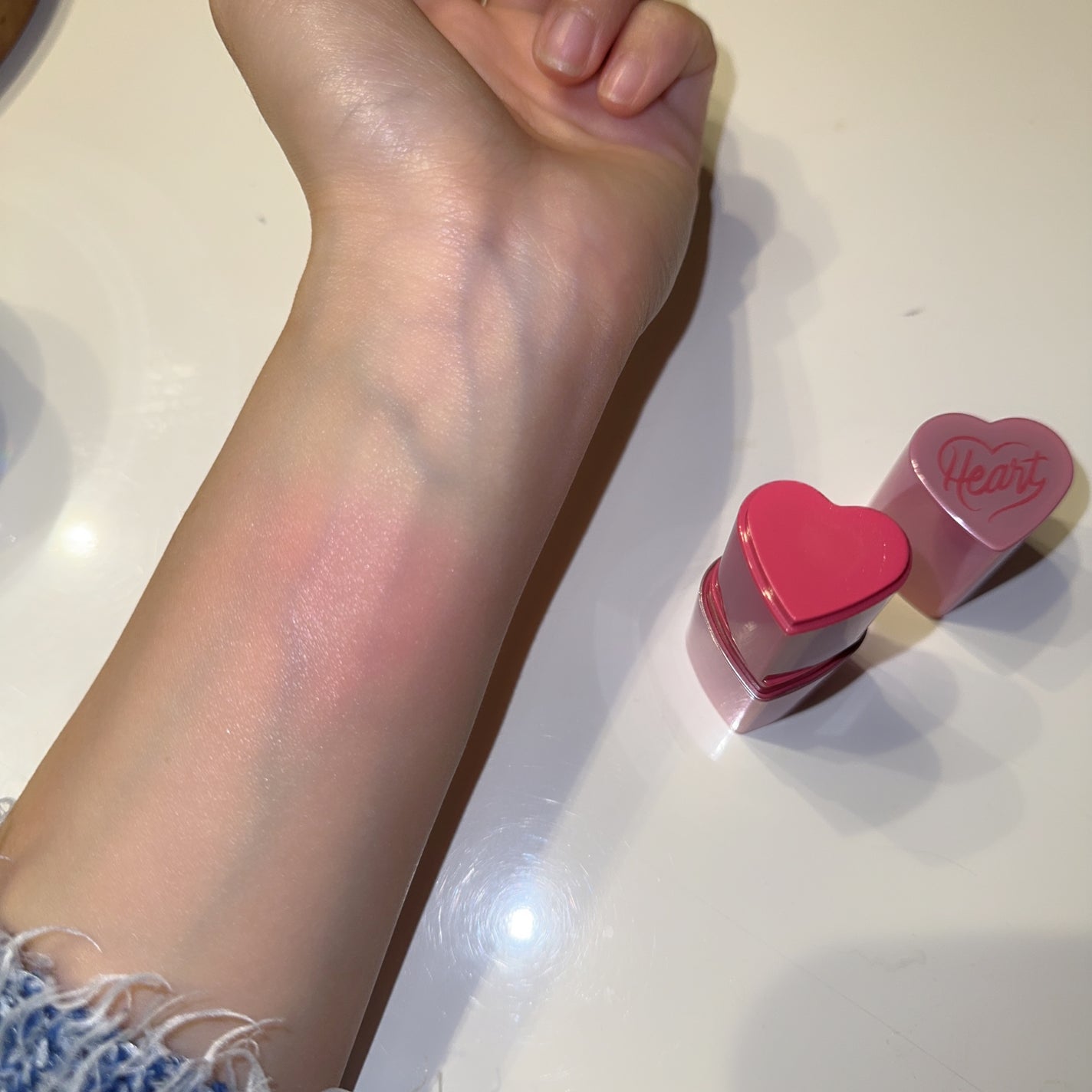 タッチインソール チークブラッシャー/touch in SOL /ジェル・クリームチークを使ったクチコミ(4枚目)