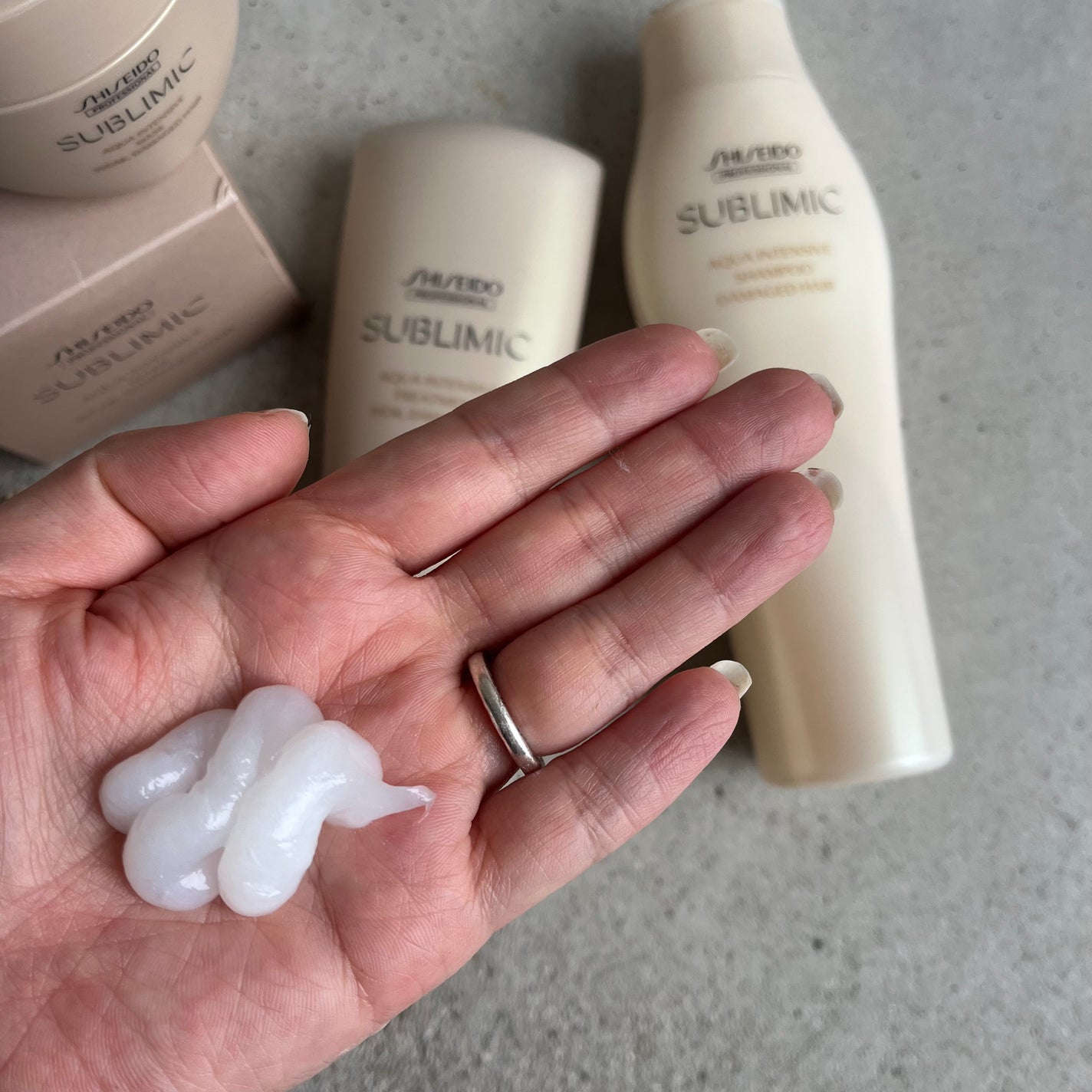 アクアインテンシブ シャンプー/トリートメント/サブリミック/サロンシャンプーを使ったクチコミ(5枚目)