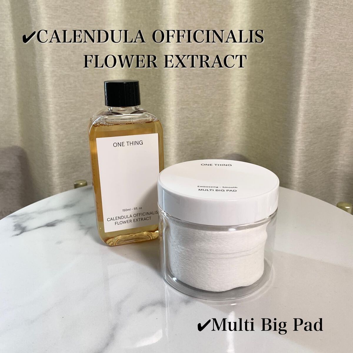 カレンデュラ化粧水 150ml/ONE THING/化粧水を使ったクチコミ（3枚目）