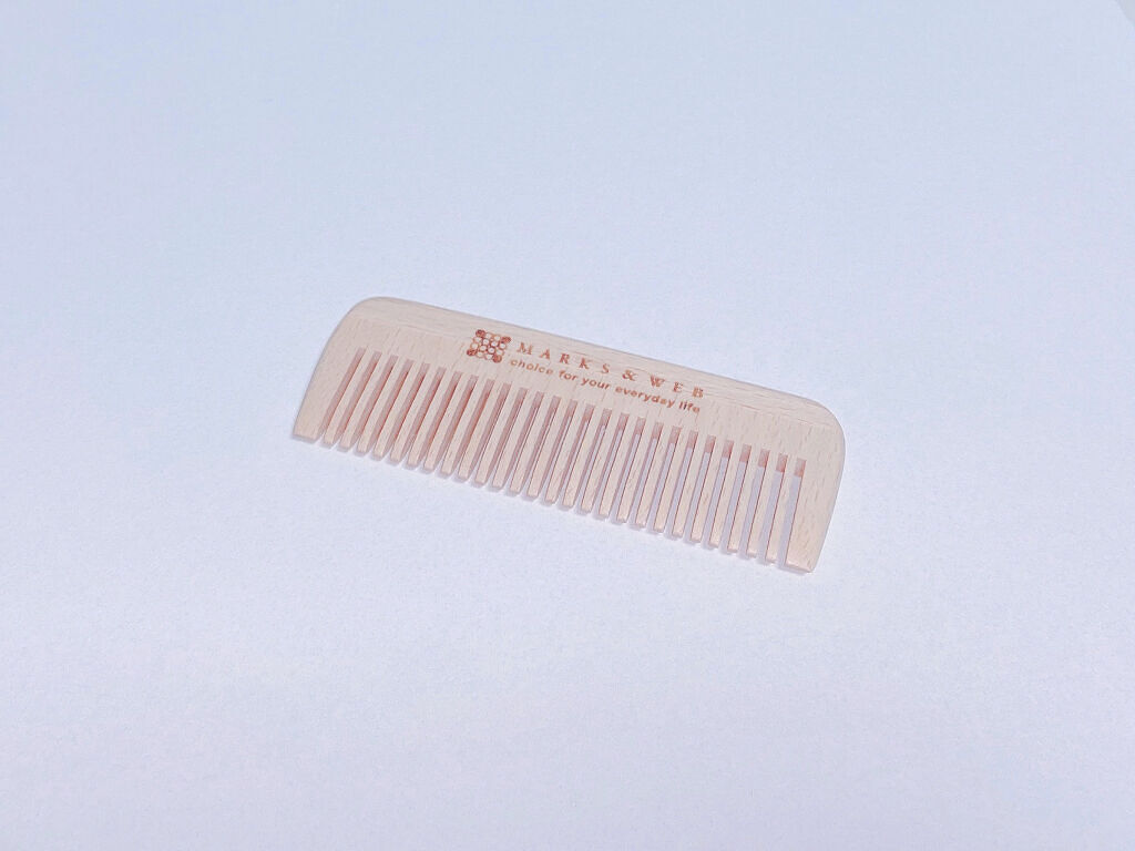 ウッド ヘアコーム S/MARKS&WEB/ヘアコームを使ったクチコミ（3枚目）