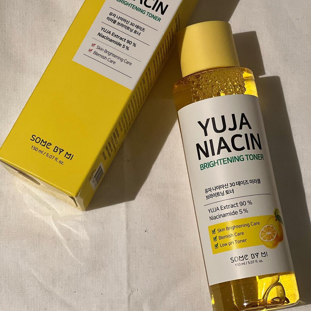 ユズナイアシン30 デイズ ミラクルブライトニング トナー/SOME BY MI/化粧水を使ったクチコミ（2枚目）