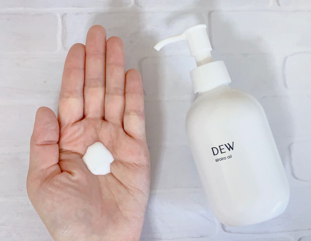 白色オイル/DEW/美容液を使ったクチコミ(4枚目)