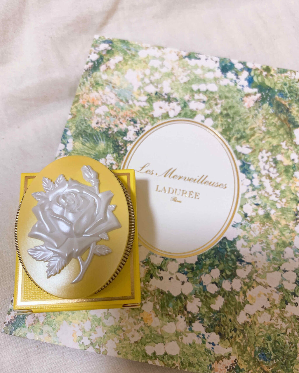 プレスト チークカラー N 09 Puce/レ・メルヴェイユーズ ラデュレ/パウダーチークを使ったクチコミ（1枚目）