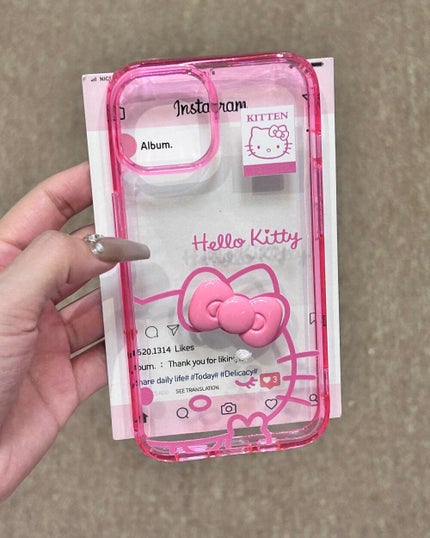 ケース大好きっ子 on LIPS 「キティの頭はとてもかわいいですね#iPhoneケース#購入品#..」(3枚目)