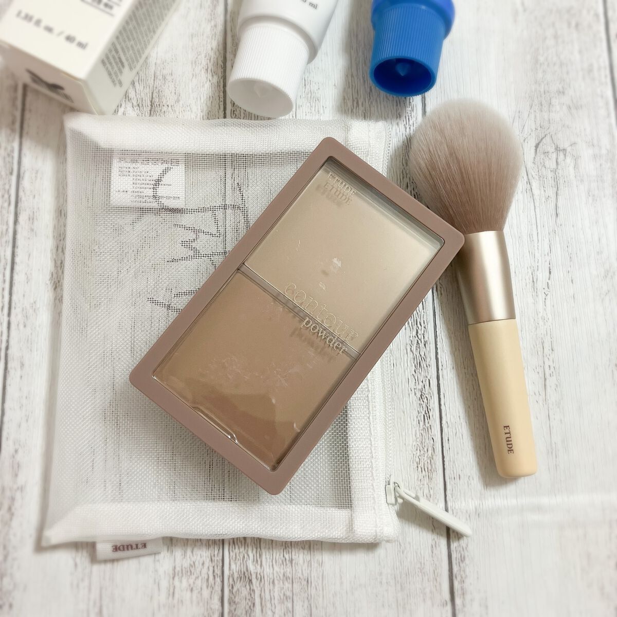 コントゥアパウダー/ETUDE/シェーディングを使ったクチコミ（1枚目）