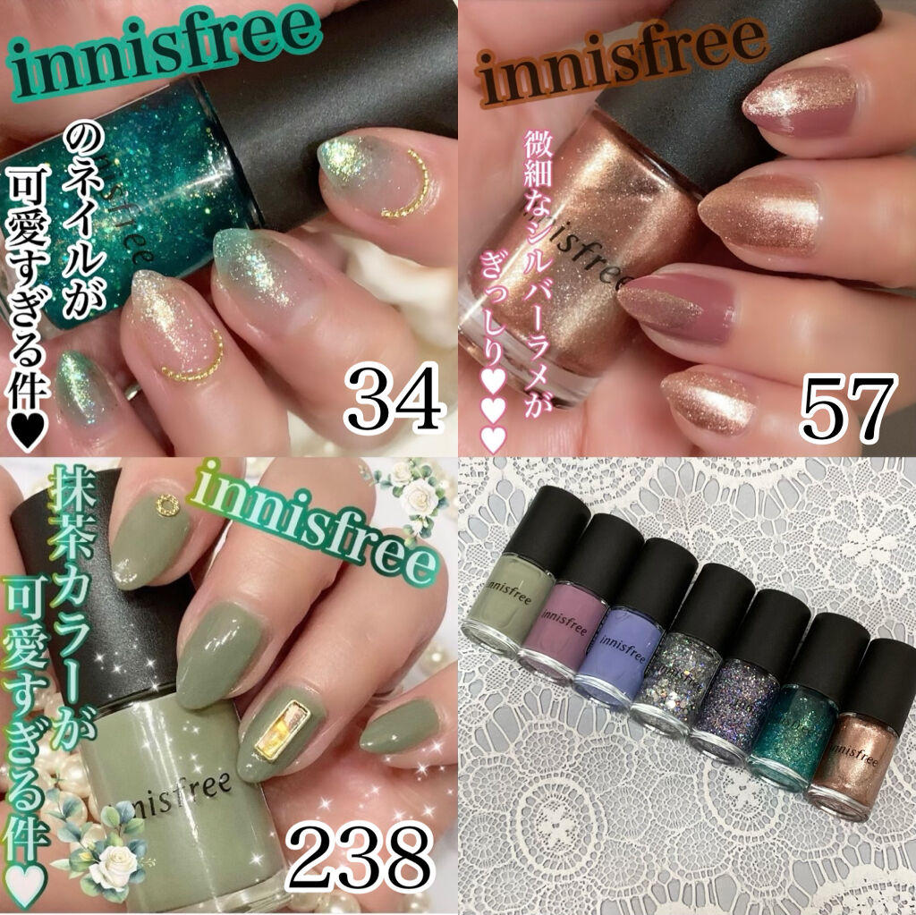 リアルカラーネイル/innisfree/マニキュアを使ったクチコミ（3枚目）