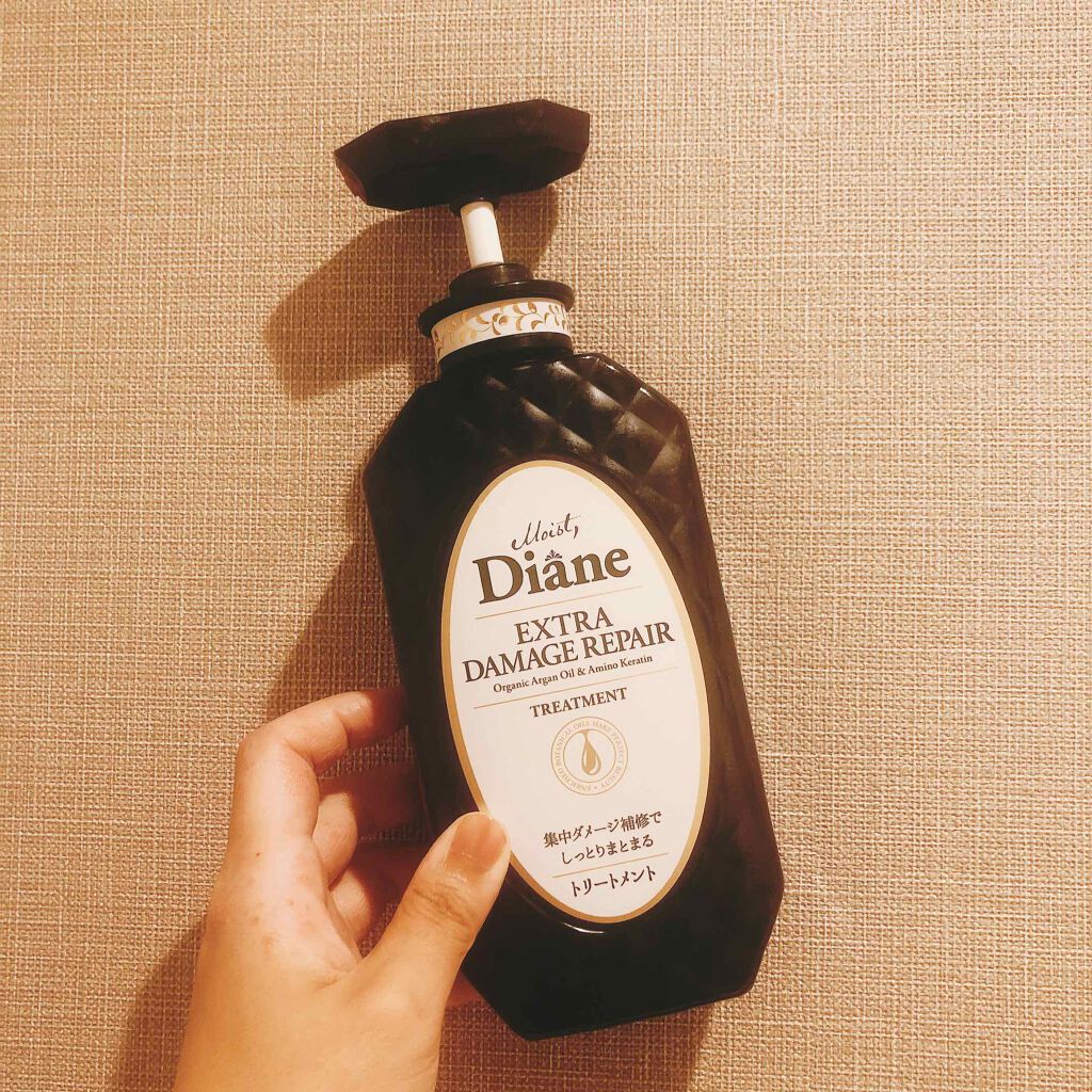 パーフェクトビューティ モイストダイアン エクストラダメージリペア シャンプー/トリートメント トリートメント450ml/ダイアン/市販シャンプーを使ったクチコミ（1枚目）