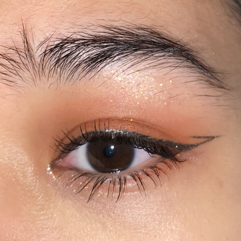 シュガー トゥインクル リキッド シャドウ 09 CORAL CRACKER/PERIPERA/リキッドアイシャドウを使ったクチコミ（1枚目）