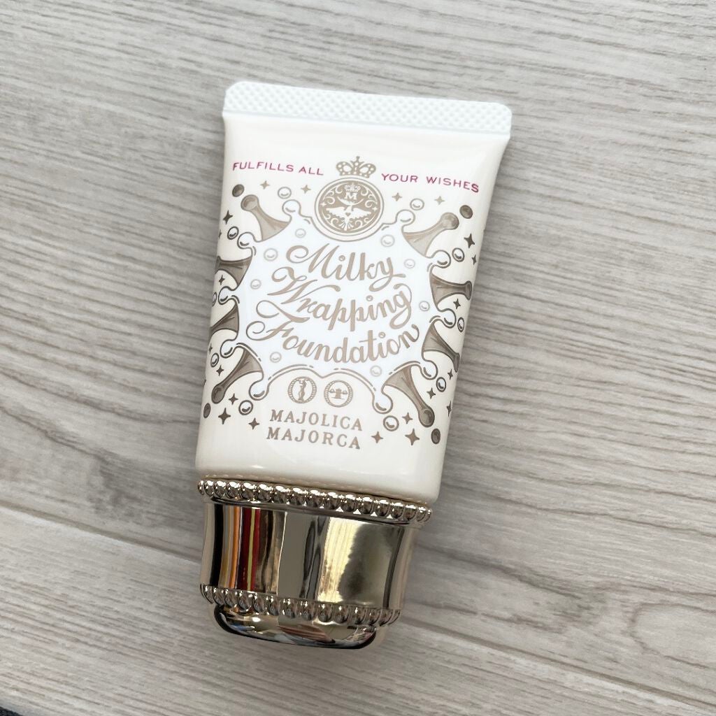 ミルキーラッピングファンデ/MAJOLICA MAJORCA/リキッドファンデーションを使ったクチコミ(1枚目)