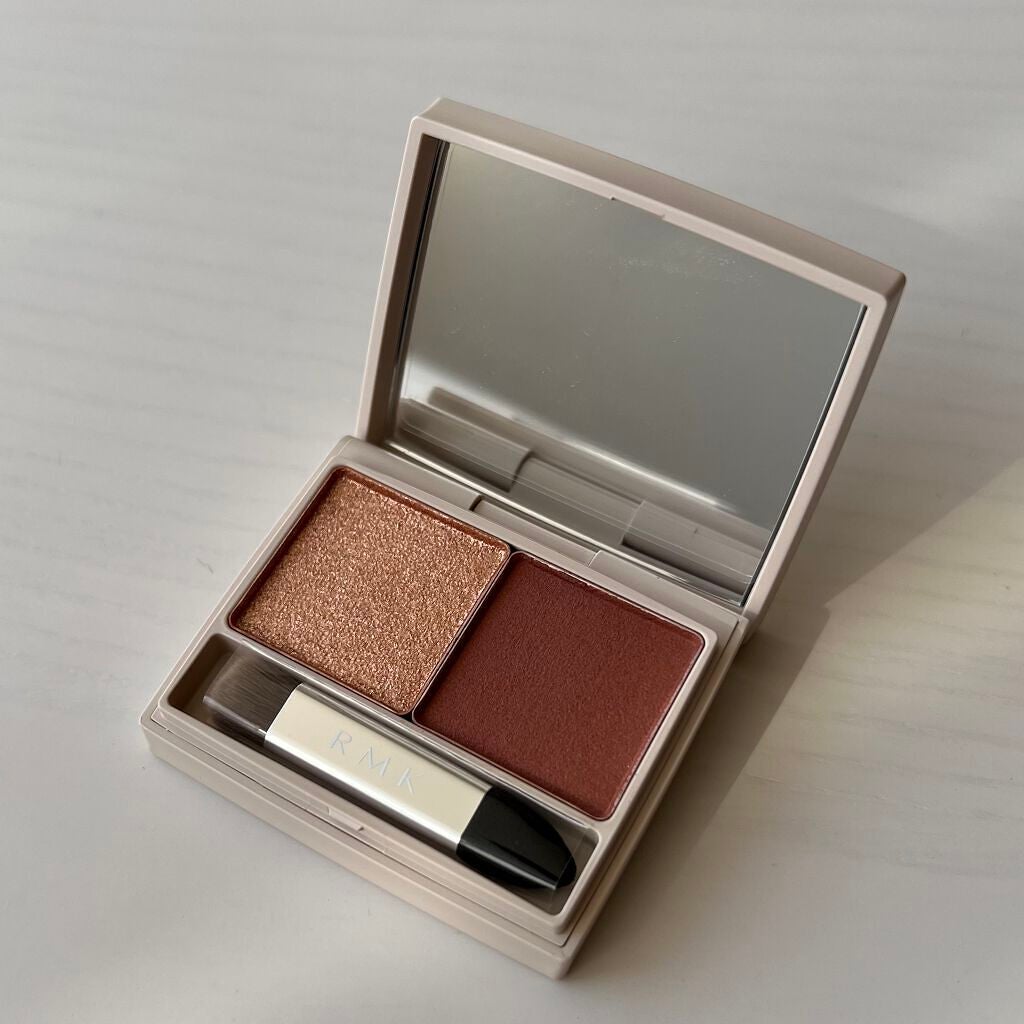 スプリングブレイズ デュオアイシャドウ/RMK/アイシャドウパレットを使ったクチコミ(2枚目)