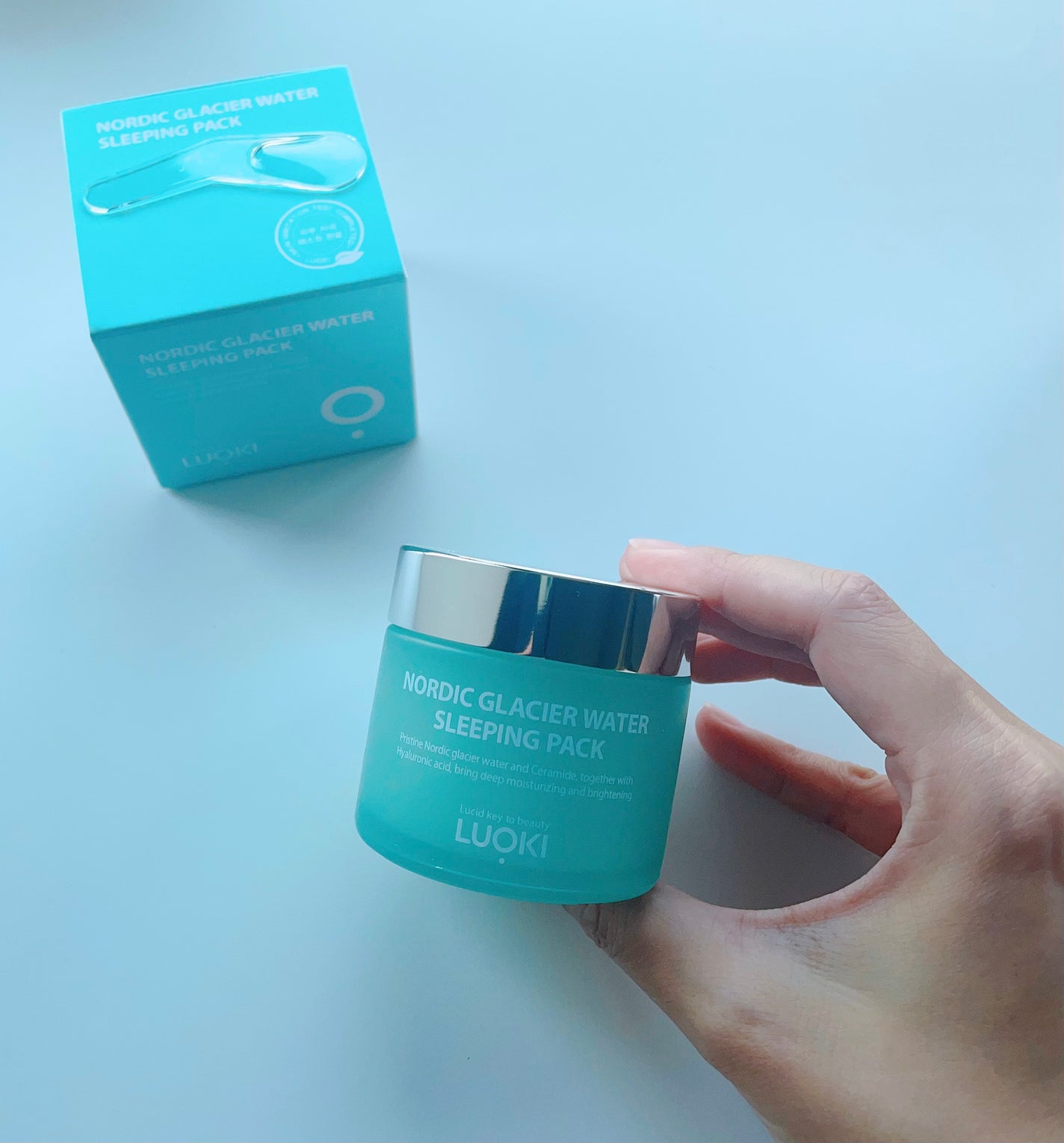 ノルディック氷河水スリーピングパック/LUOKI/フェイスクリームを使ったクチコミ(1枚目)