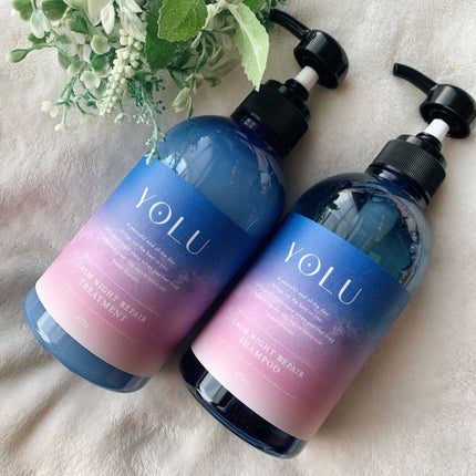 カームナイトリペアシャンプー/トリートメント/YOLU/市販シャンプーを使ったクチコミ(1枚目)